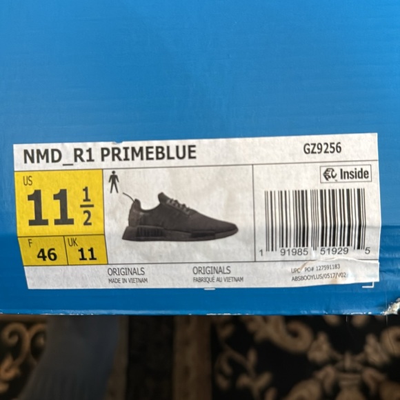 Adidas NMD Primeblue Size 11.5 Men’s Color Black - Picture 2 of 2